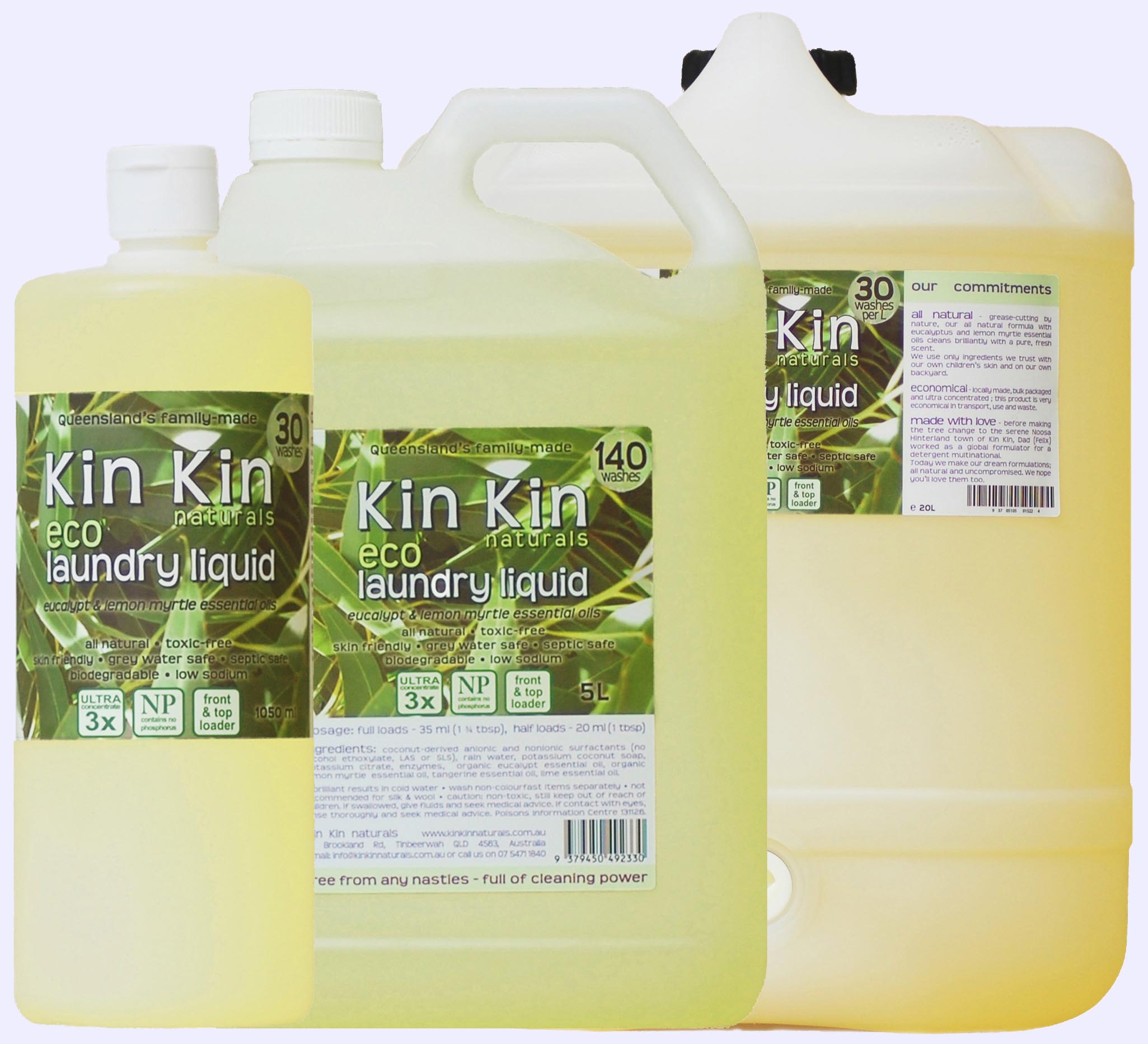 Laundry liquid - eucalypt & lemon myrtle